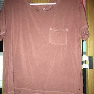 AE / AEO soft & sexy plush cropped tee